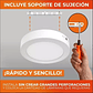 Lámparas Para Techo Led Blanco 18w Luz Suave Cálida Completa - Miniatura 6