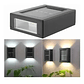 Pack 2 Lampara Solar de Pared Jardín Exterior  - Miniatura 9
