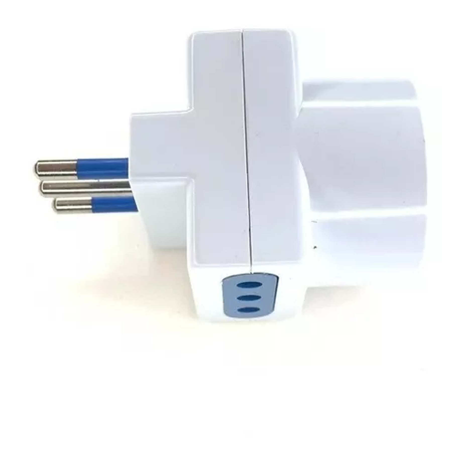 Adaptador Enchufe Europeo A Nacional Triple 4