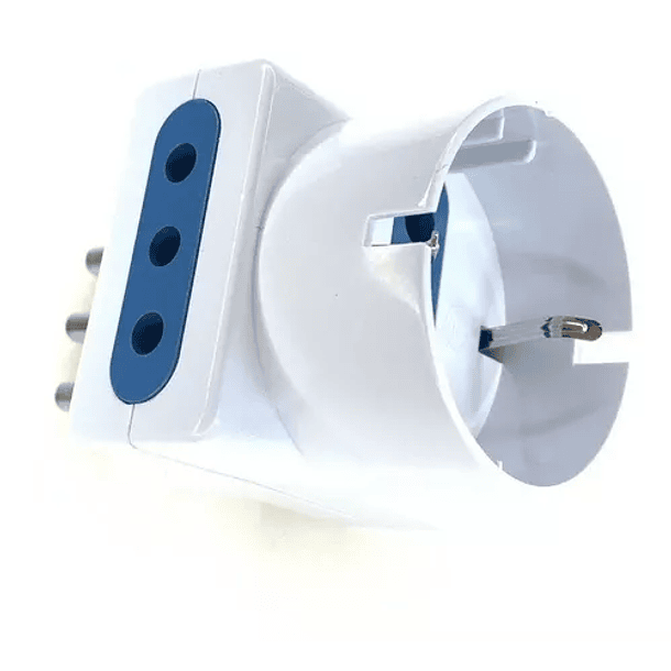 Adaptador Enchufe Europeo A Nacional Triple 3