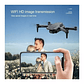 Mini Drone 4k Profesional Dual Cámara Wifi E99 Dron Diversión Cámara Control Móvil  - Miniatura 4