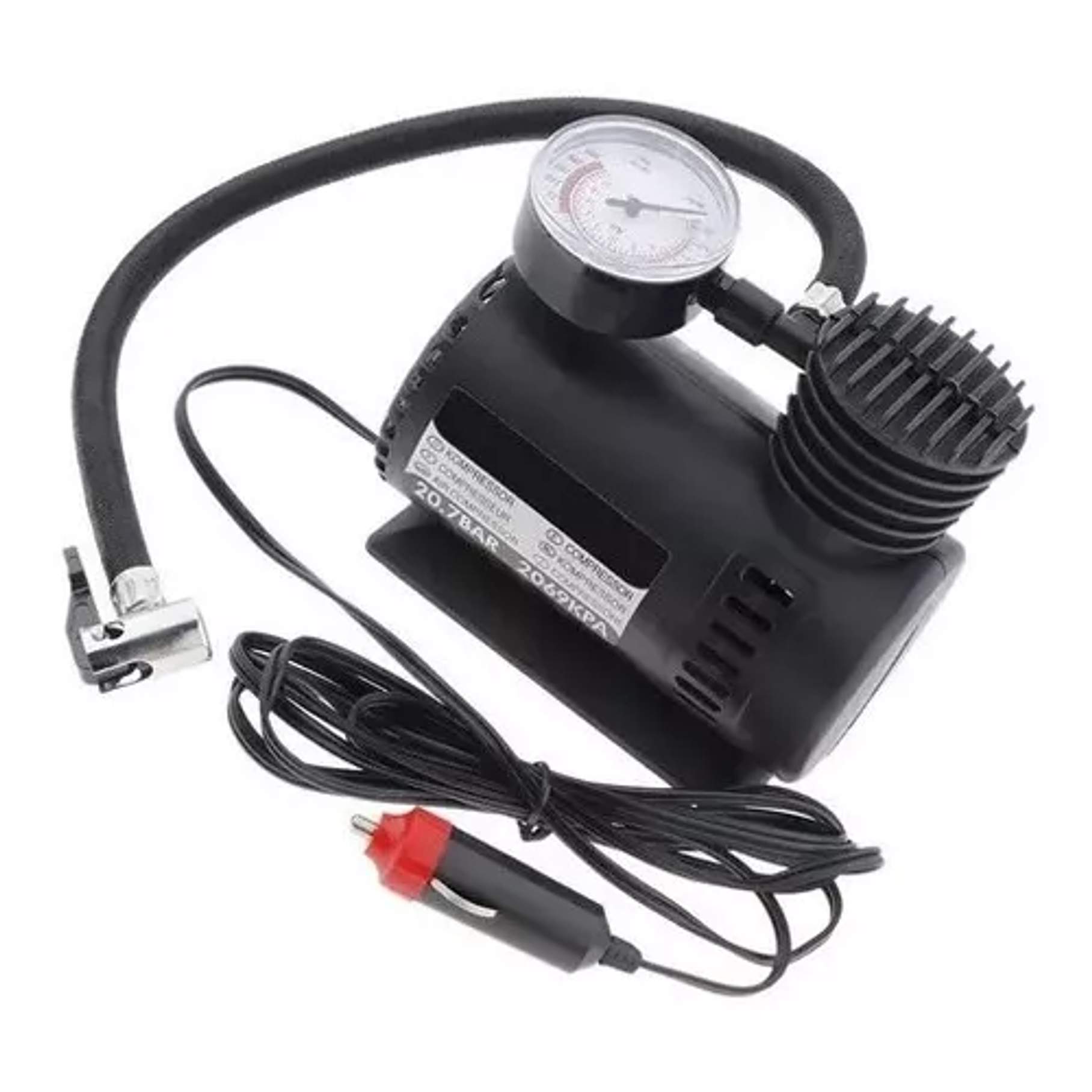 Mini Compresor Aire Auto 12v Compresor De Aire Portatil 300p 2