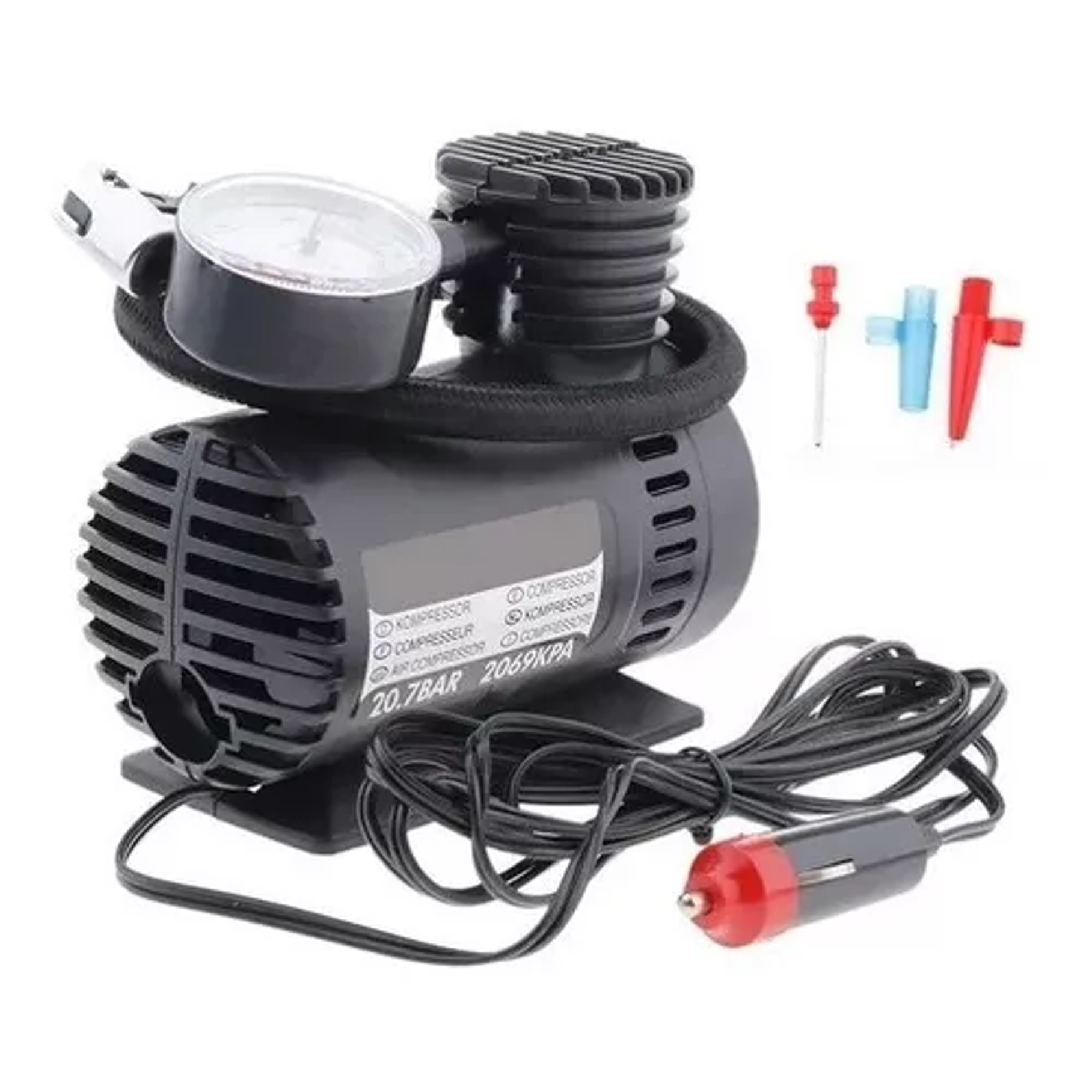 Mini Compresor Aire Auto 12v Compresor De Aire Portatil 300p 1