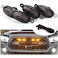 Pack X4 Luces Led Estilo Raptor Parachoque Rejilla - Miniatura 3