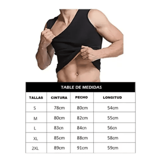 Faja Sauna Faja Reductora Para Hombre Faja Adelgazantes 4
