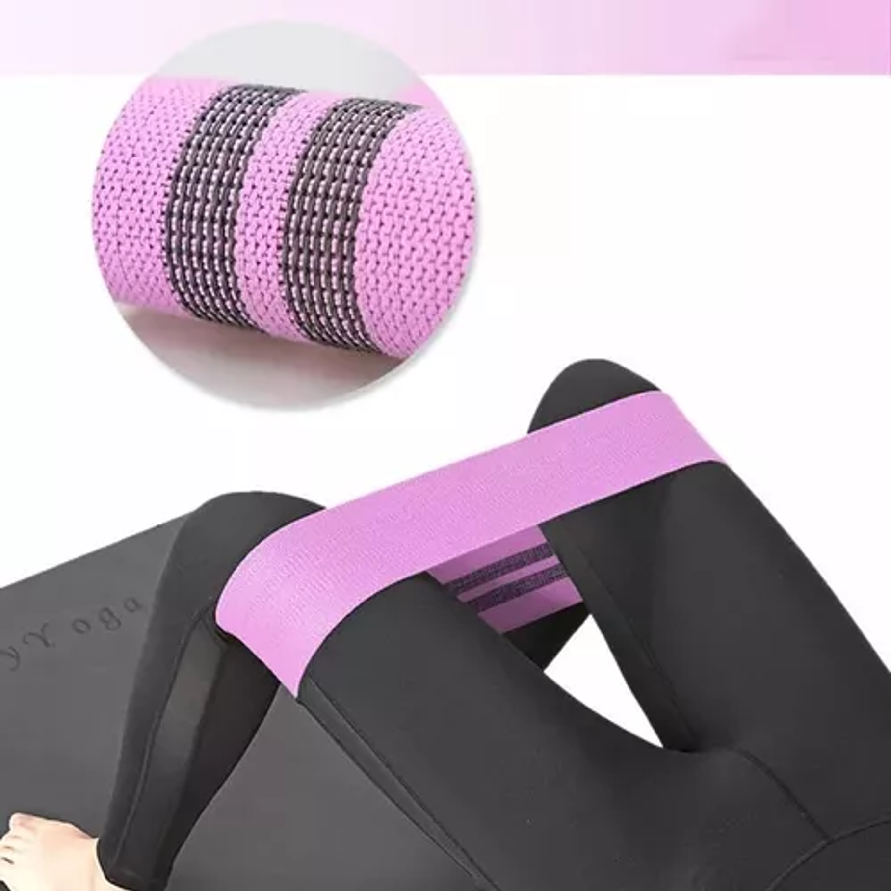 Set 3 Bandas Para Ejercicios Elásticas Fitnnes Implementos Deporte 5