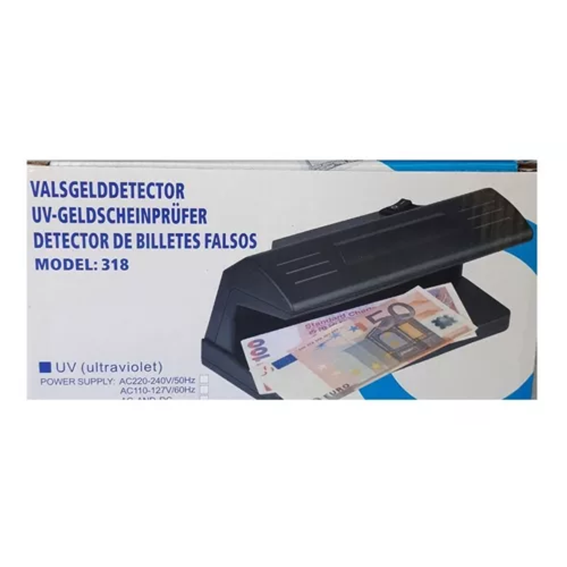 Detector Billetes Falsos Lampara UV Detector Anti-Robo  2
