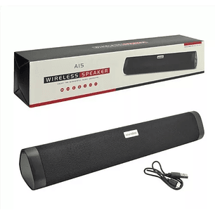 Parlante Sound Bar A15 Bluetotooth Inalambrico Led Usb Aux