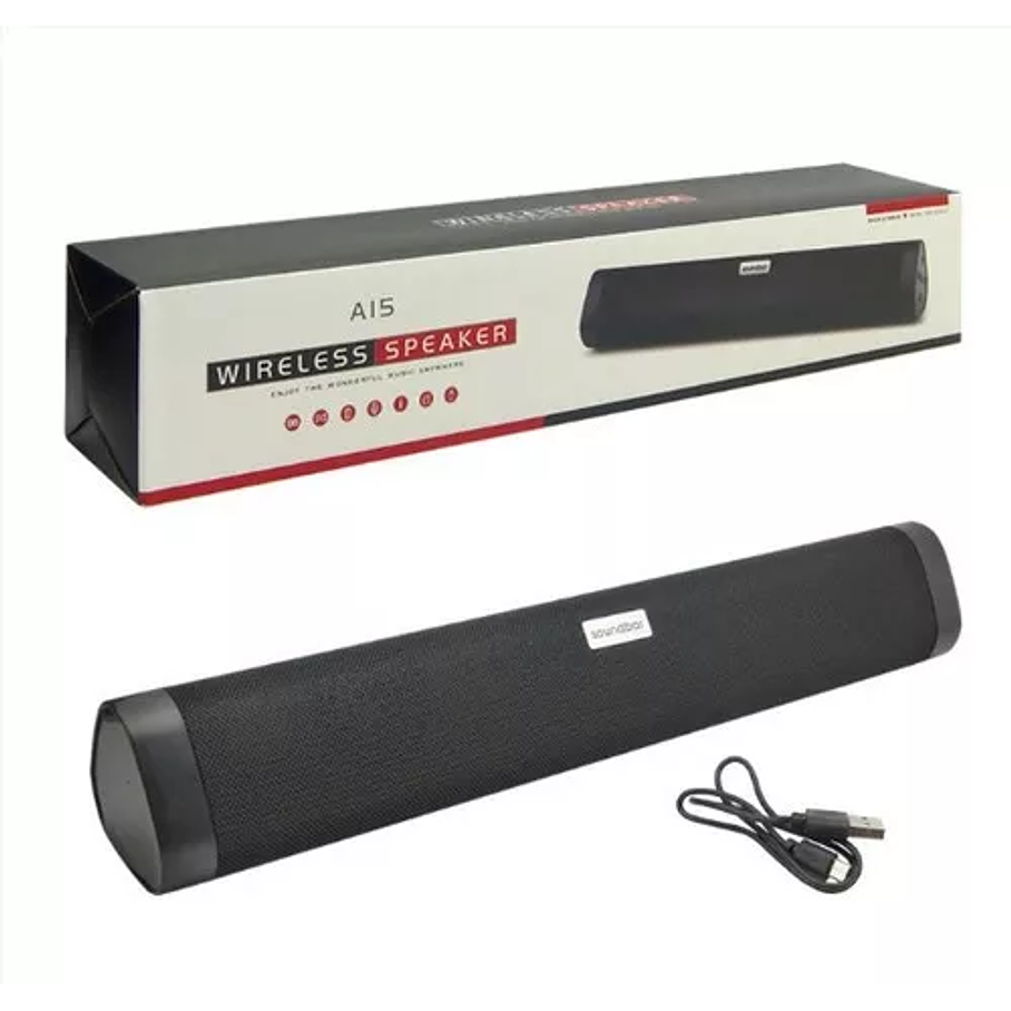 Parlante Sound Bar A15 Bluetotooth Inalambrico Led Usb Aux 1
