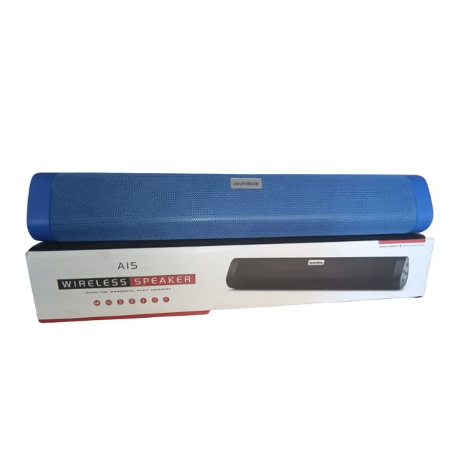 Parlante Sound Bar A15 Bluetotooth Inalambrico Led Usb Aux 8