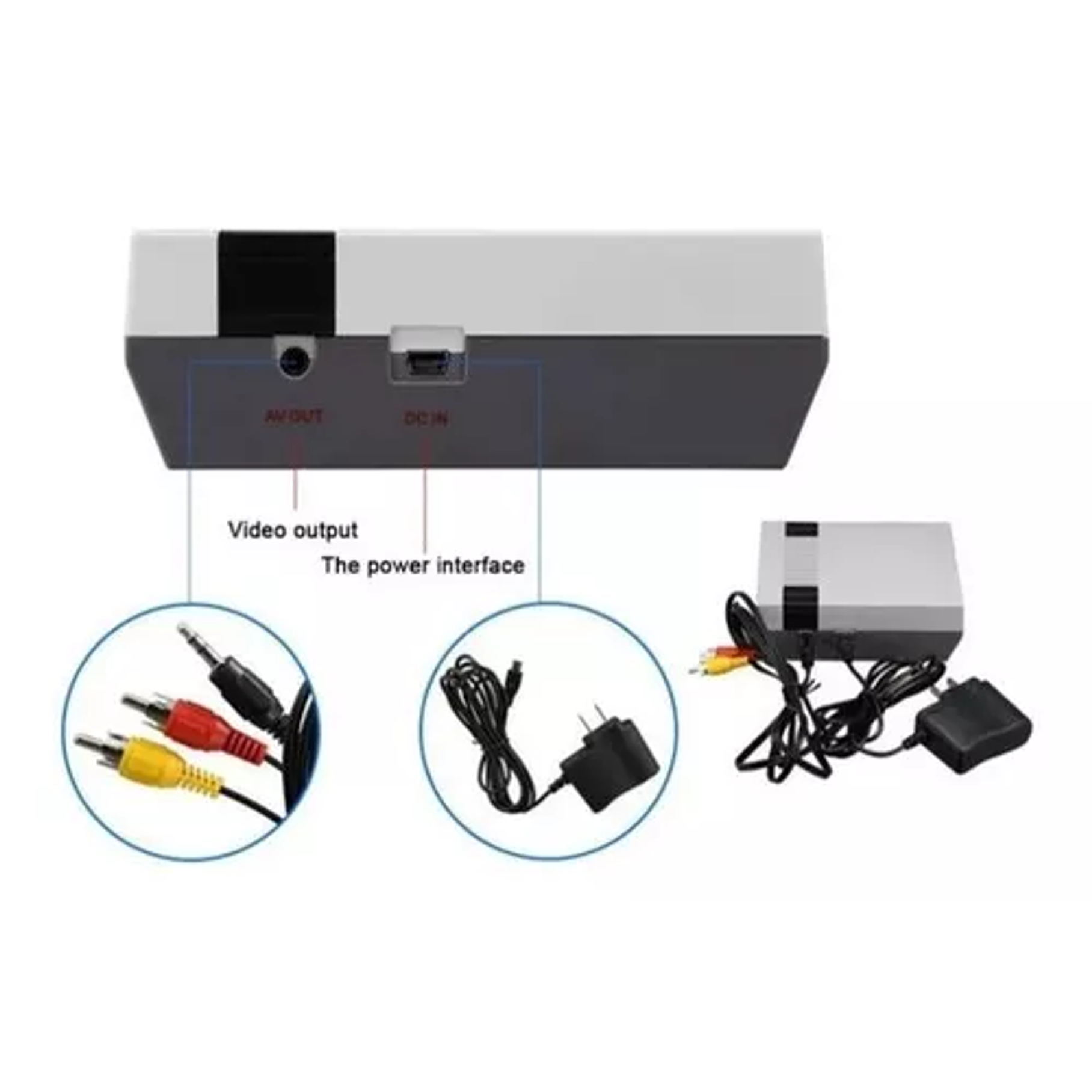 Retro Classic Video Game Console 620 Games 2 Controles 3