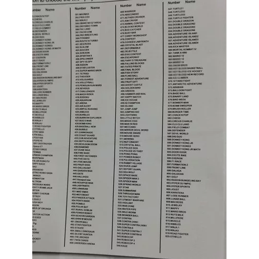 Retro Classic Video Game Console 620 Games 2 Controles 7