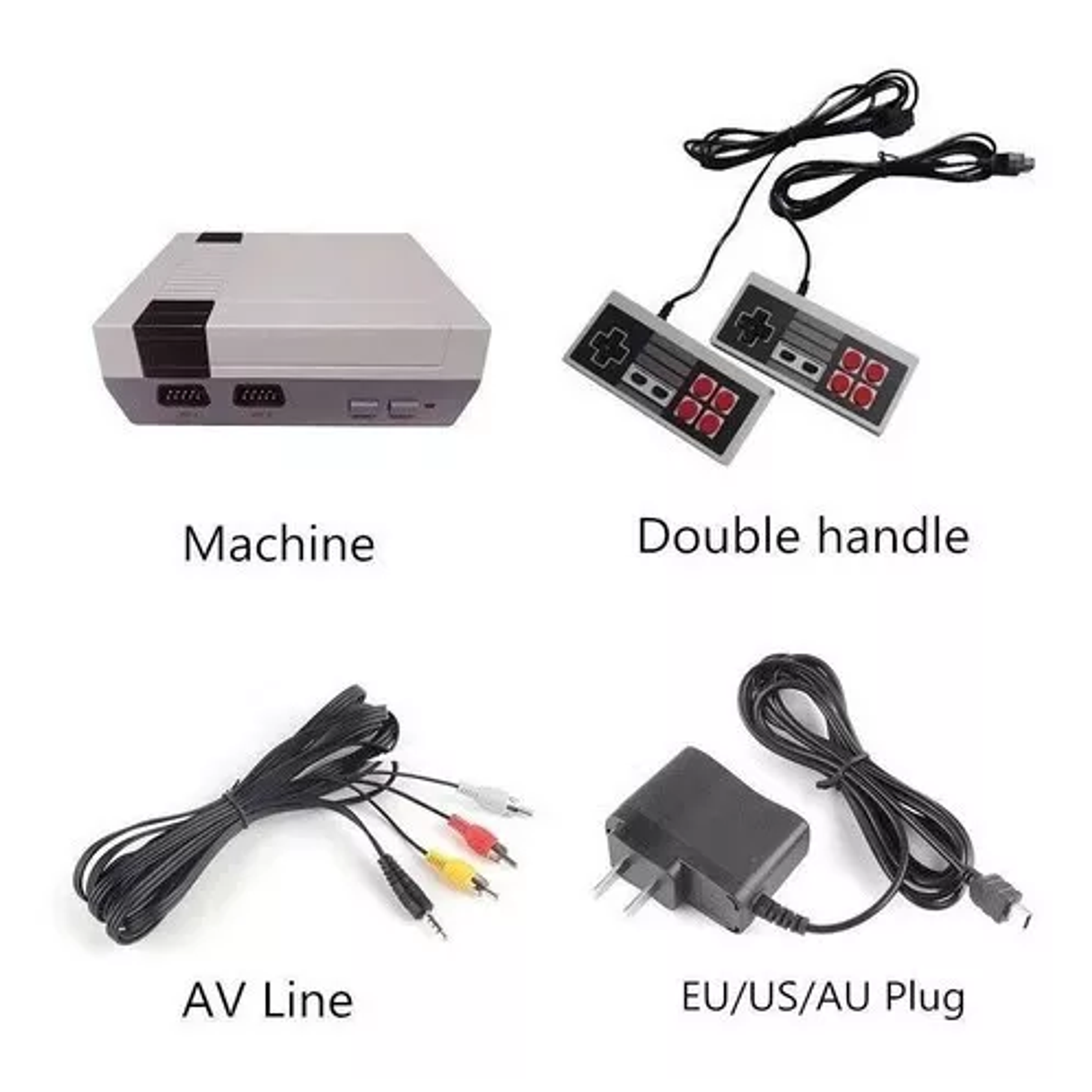 Retro Classic Video Game Console 620 Games 2 Controles 8