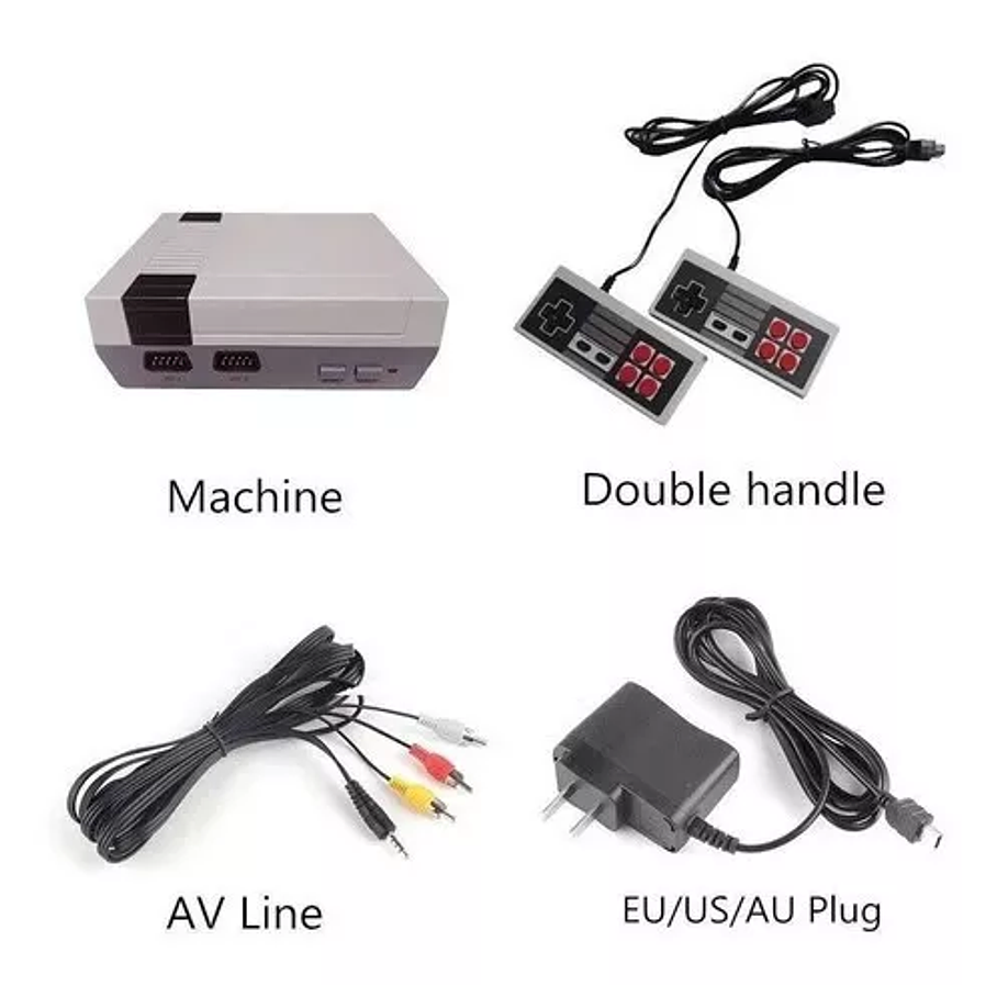 Retro Classic Video Game Console 620 Games 2 Controles 8