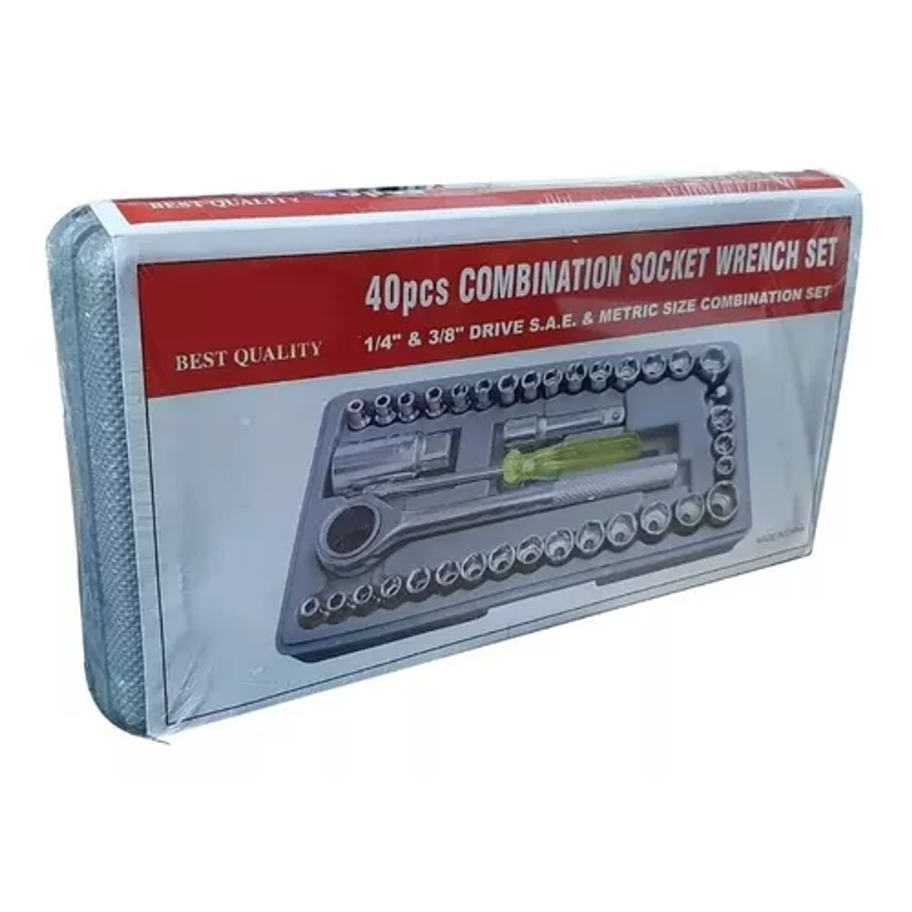 Juego Dados 40 Pcs 1/4-3/8 Chicharra Bici Moto Auto 2