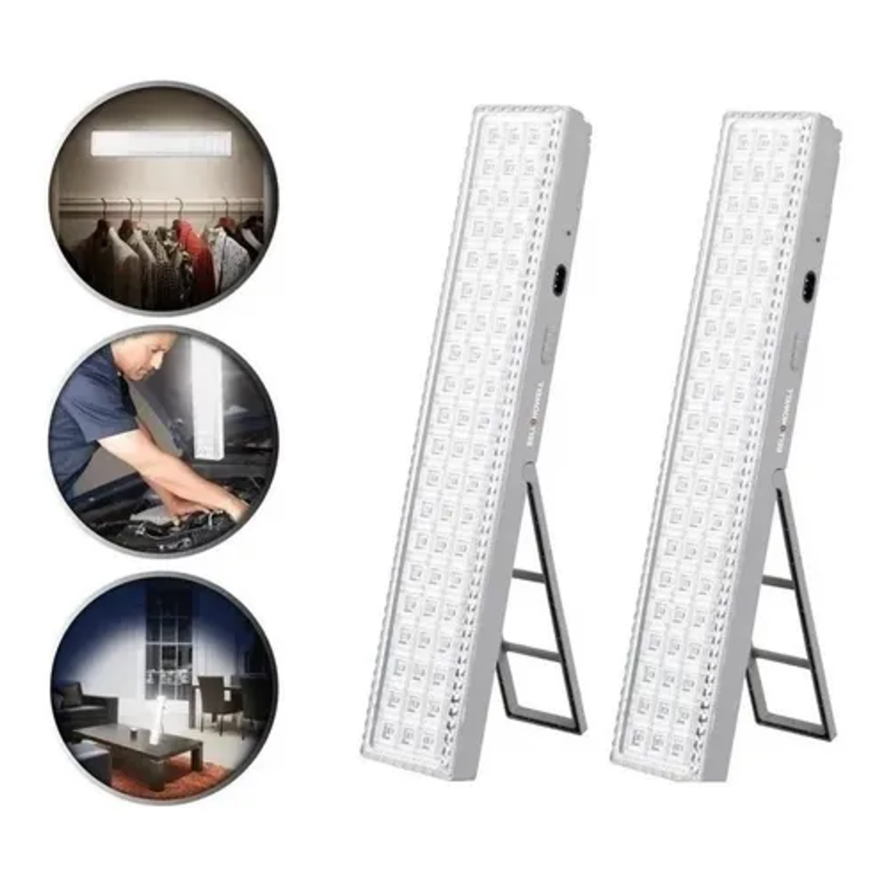 Lámparas Luz Led De Emergencia Recargable 24 Hrs 1