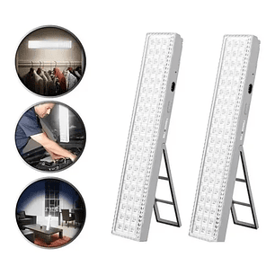 Lámparas Luz Led De Emergencia Recargable 24 Hrs