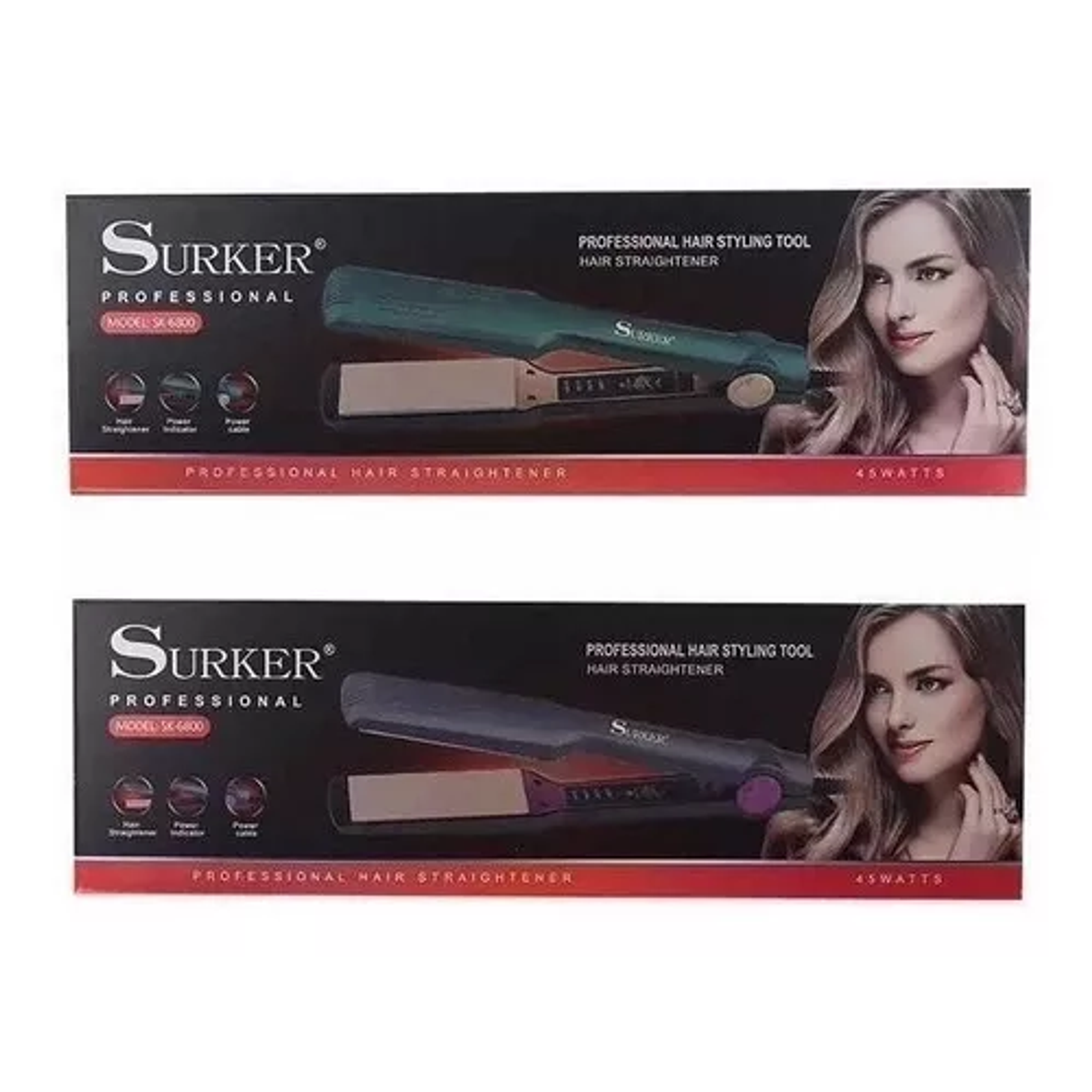 Plancha De Cabello Alisadora Profesional Panel Ancho  1