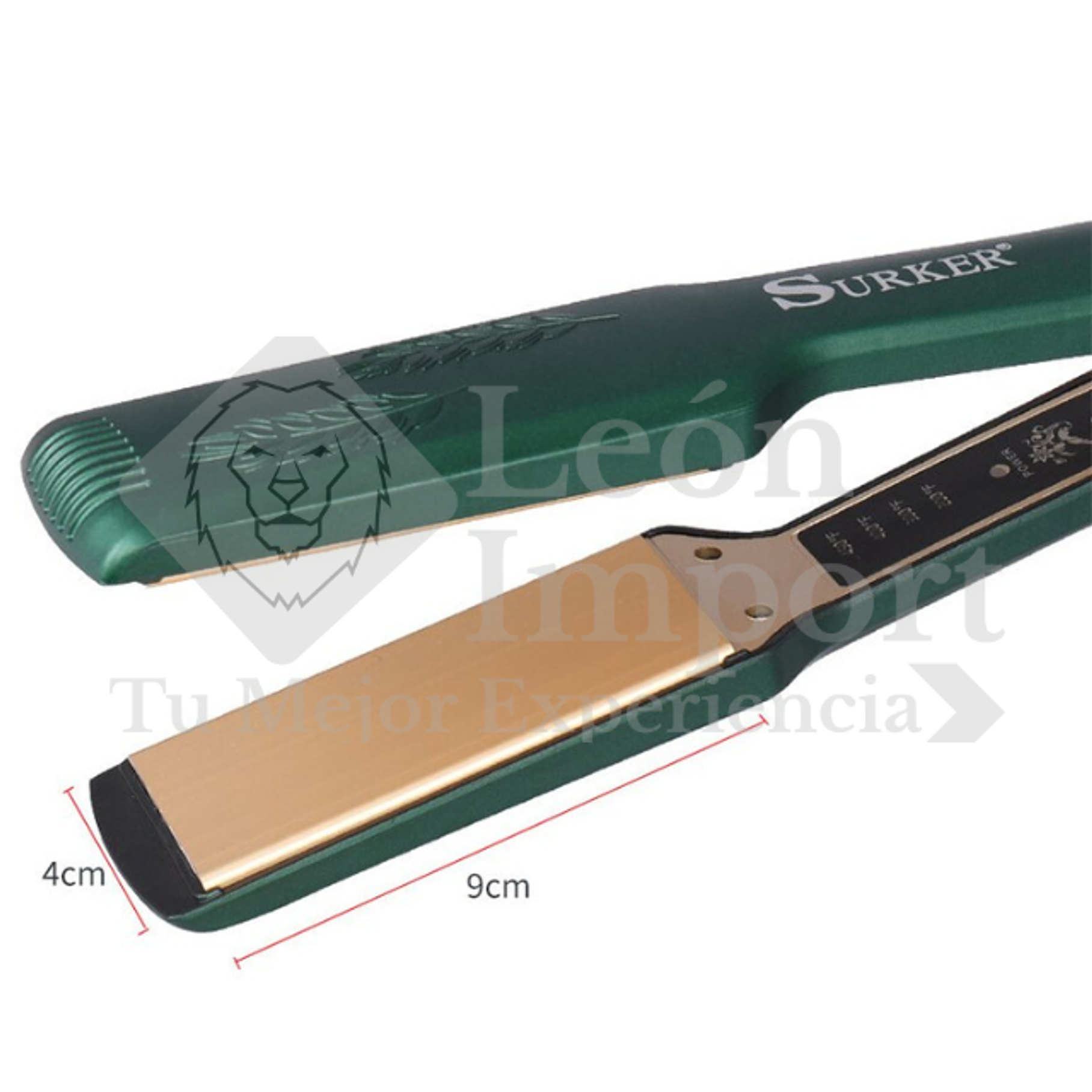 Plancha De Cabello Alisadora Profesional Panel Ancho  4