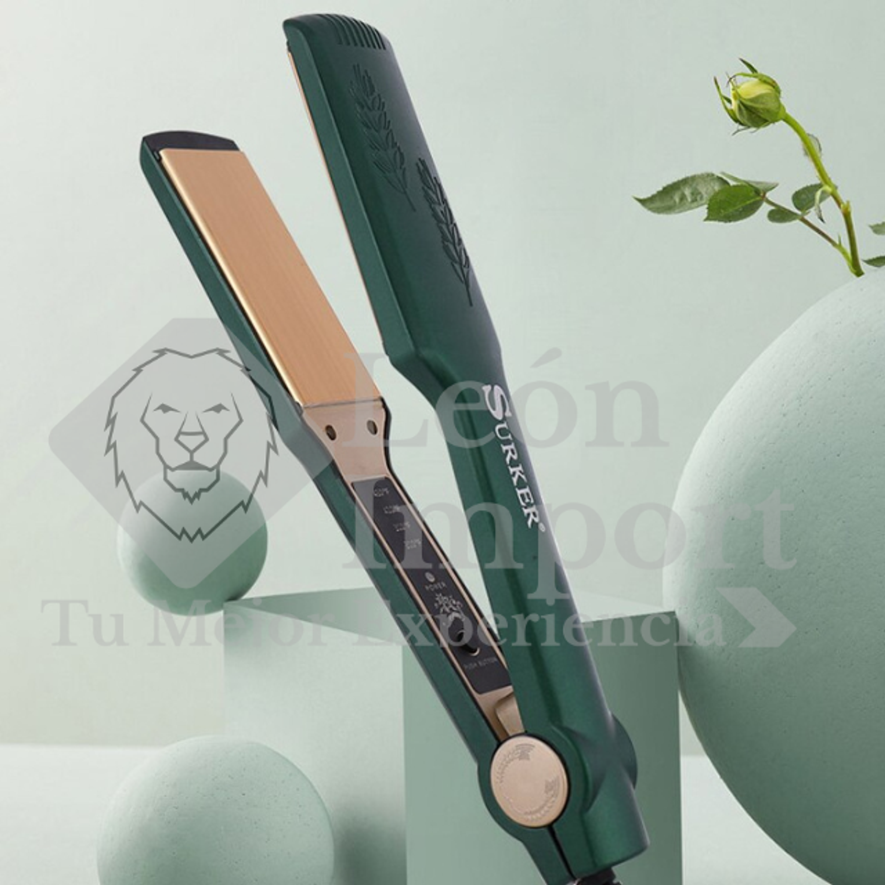 Plancha De Cabello Alisadora Profesional Panel Ancho  5