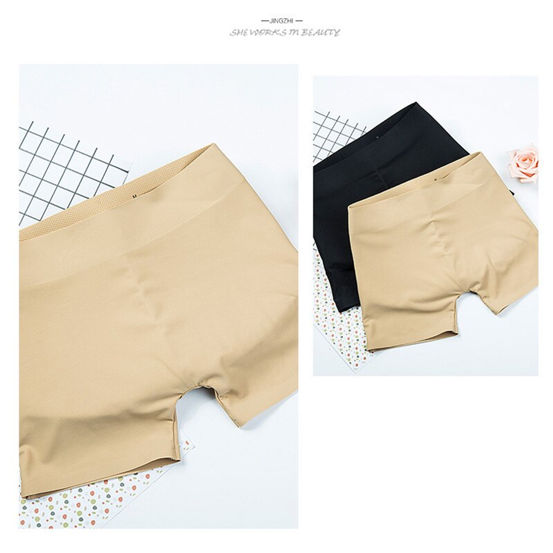 Calzon Con Relleno Sin costuras Realce de glúteos Caderas falsas 4