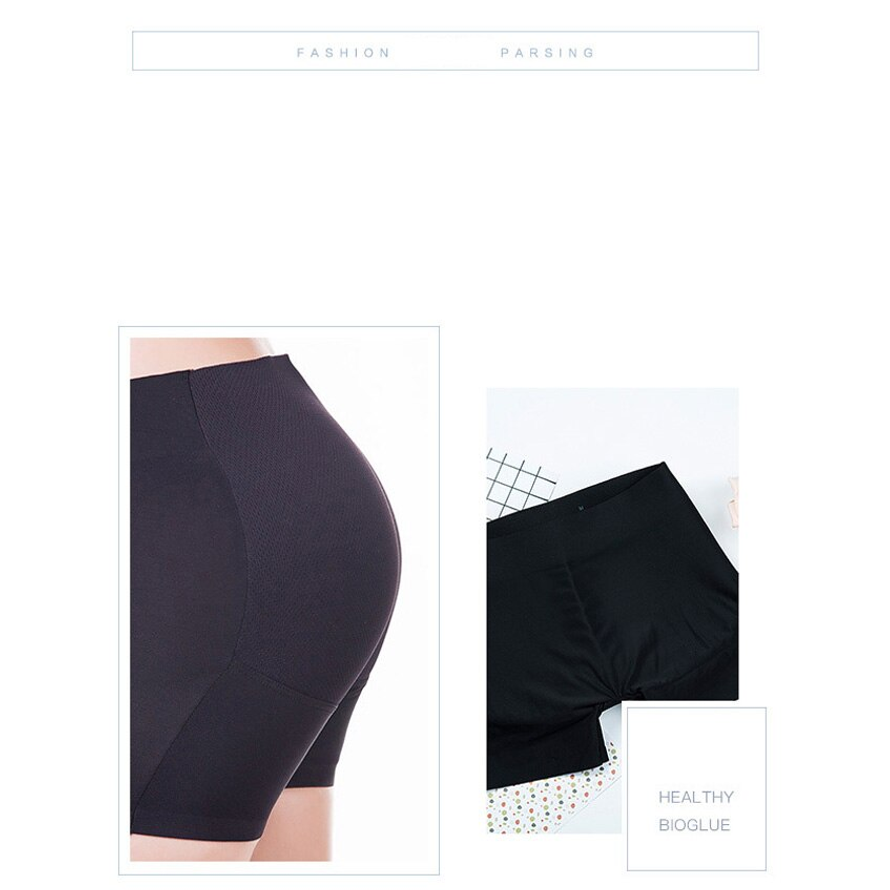 Calzon Con Relleno Sin costuras Realce de glúteos Caderas falsas 11