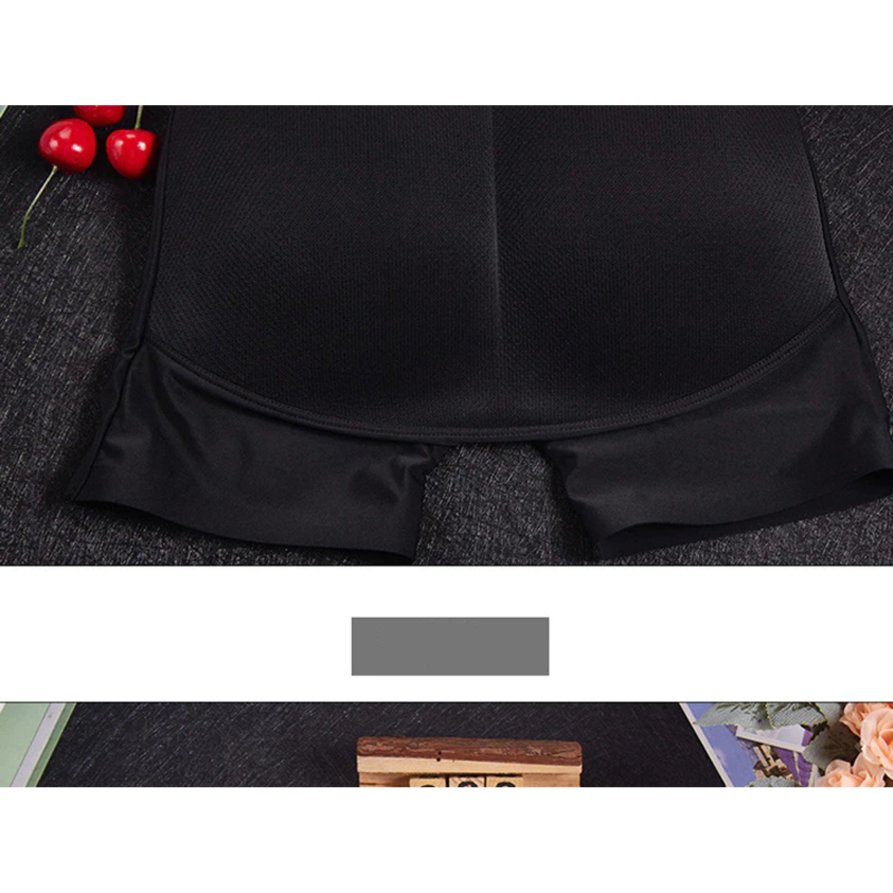 Calzon Con Relleno Sin costuras Realce de glúteos Caderas falsas 12