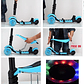 Scooter Monopatín Celeste 3 En 1 Niños Luz Led  - Miniatura 4