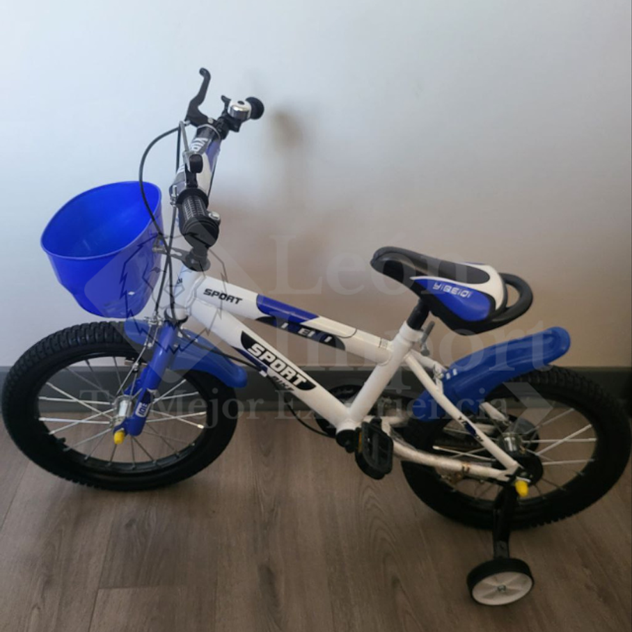 Bicicleta Infantil Aro 16 Niños con Canasto Deportiva  3
