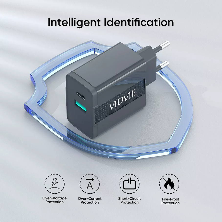 Cargador Carga Rápida Con Cable Usb - C Para Samsung Xiaomi 4