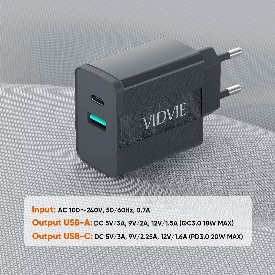 Cargador Carga Rápida Con Cable Usb - C Para Samsung Xiaomi 5