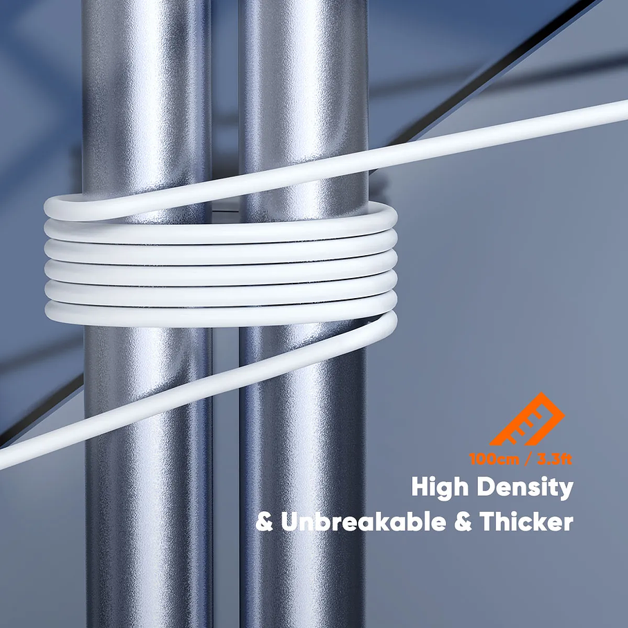 Cable Usb C A C Carga Super Rapida 100w 5A VIDVIE 4