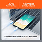 Cable Usb C Para iPhone Carga Rapida De 30w 3.0A - Miniatura 5