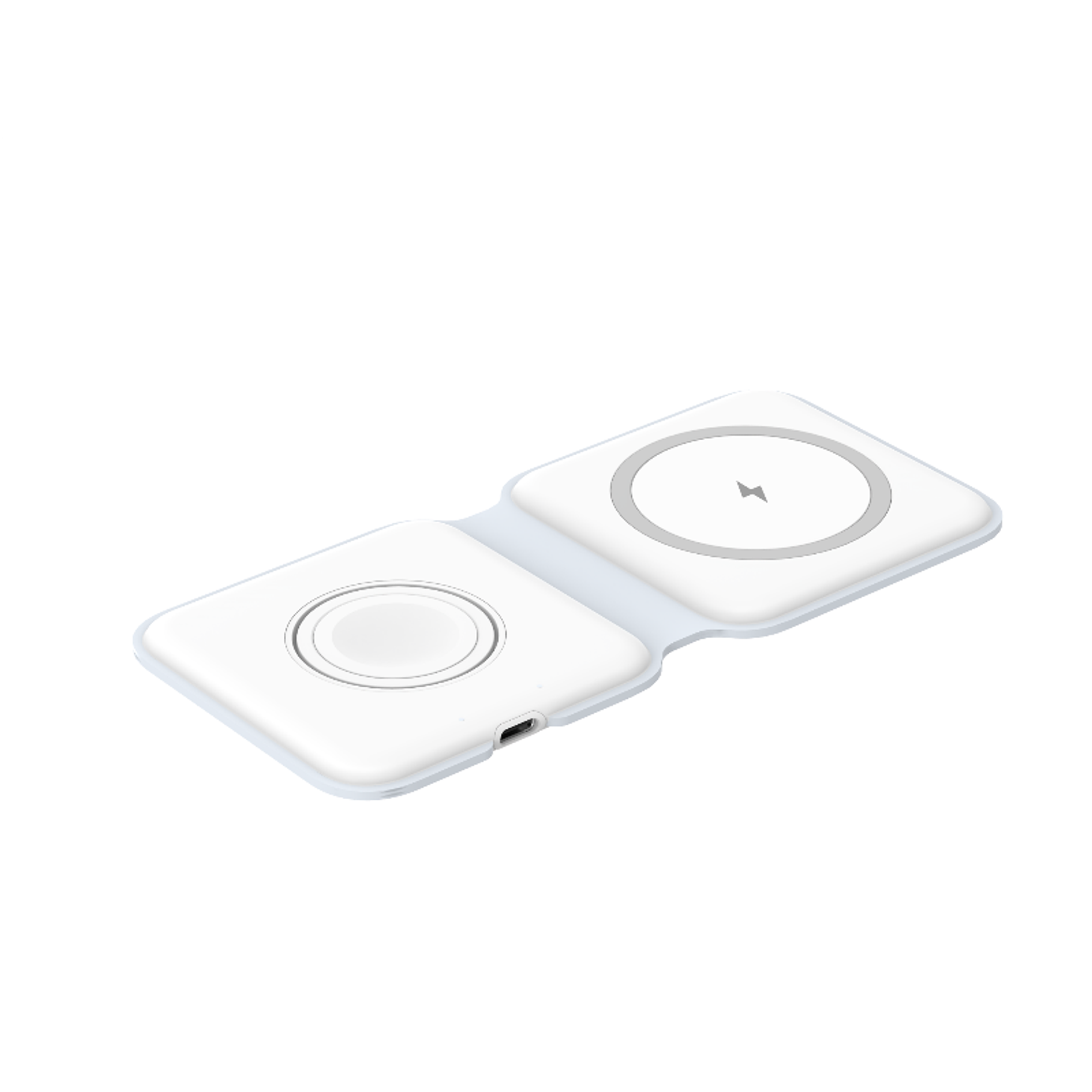 Cargador Rápido Inalámbrico Vidvie Para iPhone 2 En 1 Magsafe 2