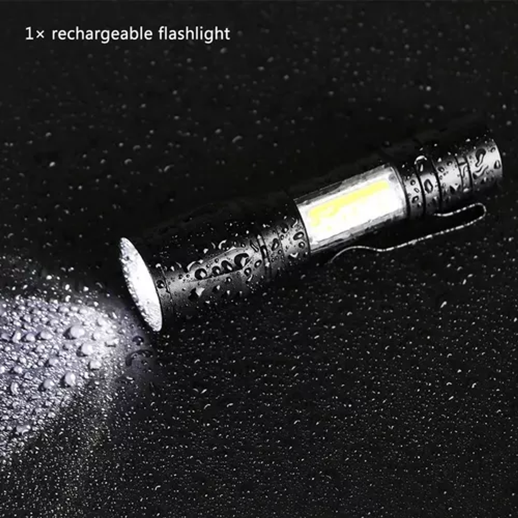 Mini Linterna Recargable Usb De Alta Potencia 4