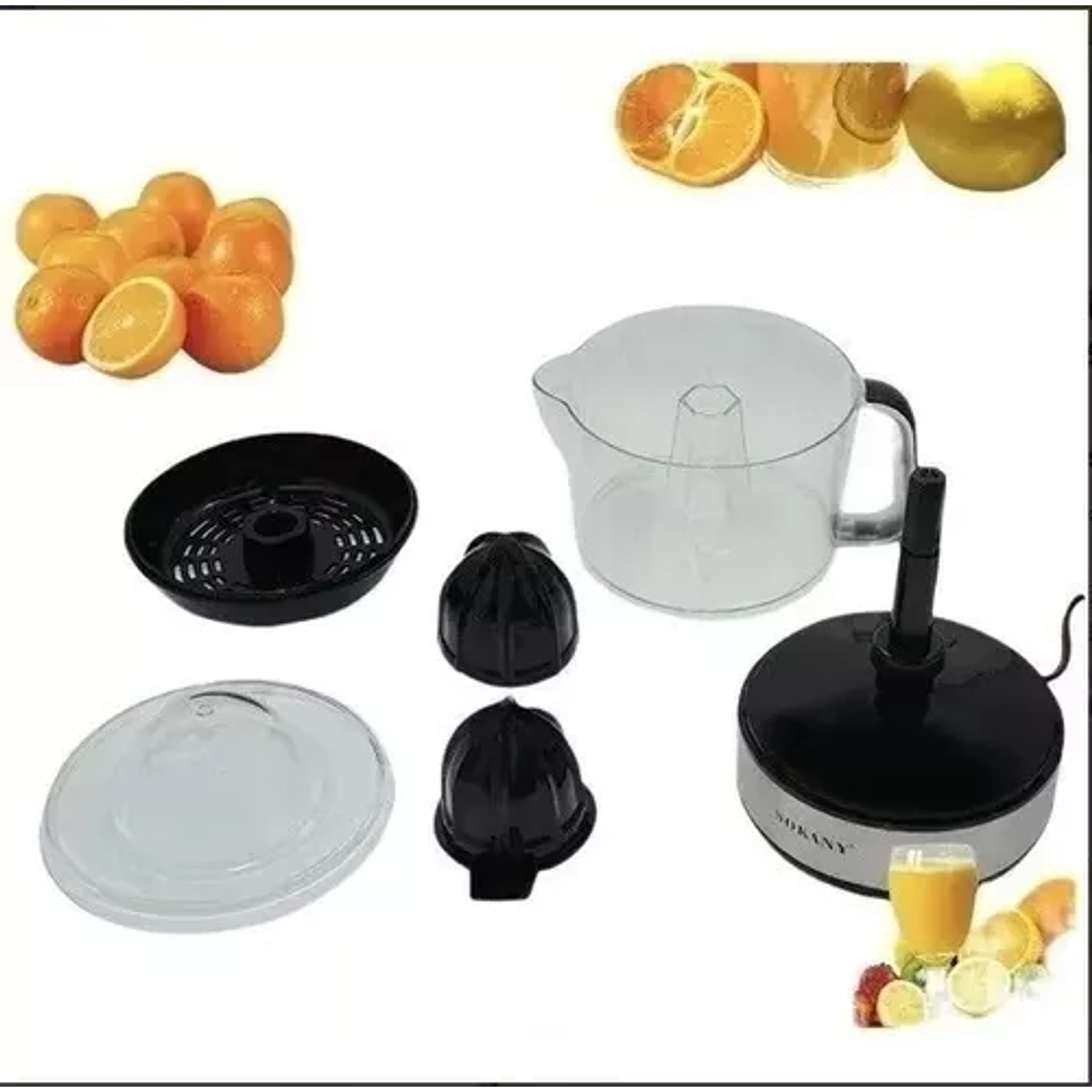 Exprimidor Naranjas Extractor Jugo Eléctrico Saca Jugo 700ml 4