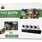 Kit Cctv Con 4 Cámaras De Seguridad Mas Dvr 1080p Full Hd - Miniatura 4