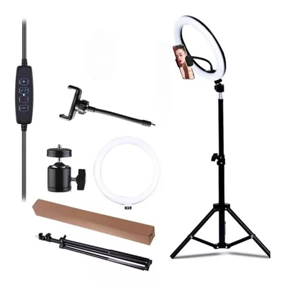 Aro De Luz Led Grande 30cm Con Tripode 2.1m Aros De Luz Led 1