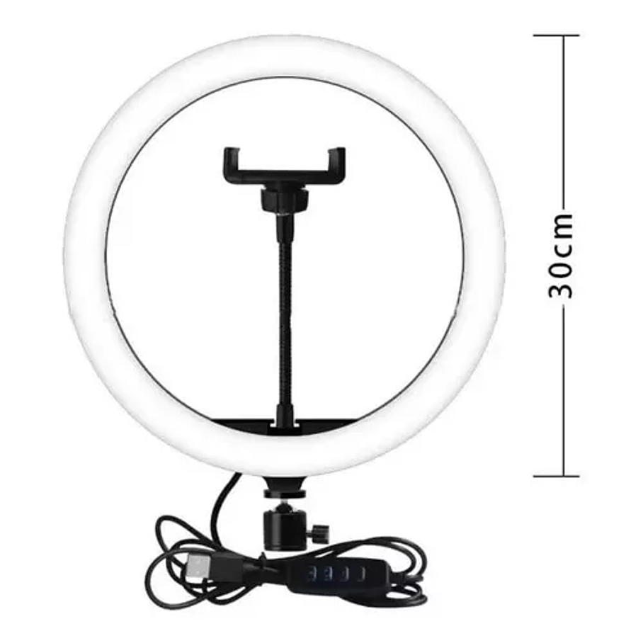 Aro De Luz Led Grande 30cm Con Tripode 2.1m Aros De Luz Led 2