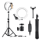 Aro De Luz Led Grande 30cm Con Tripode 2.1m Aros De Luz Led - Miniatura 4