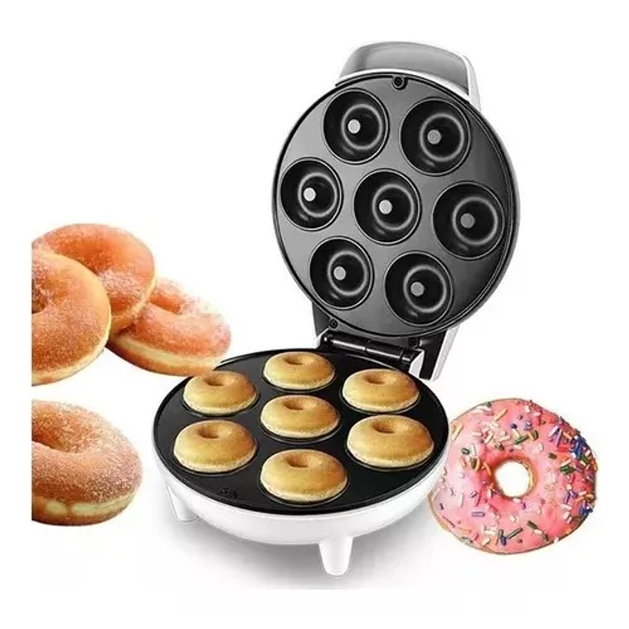 Maquina Para Mini Donas Rosquilla Antiadherente Donuts Maker 7 Donas 1