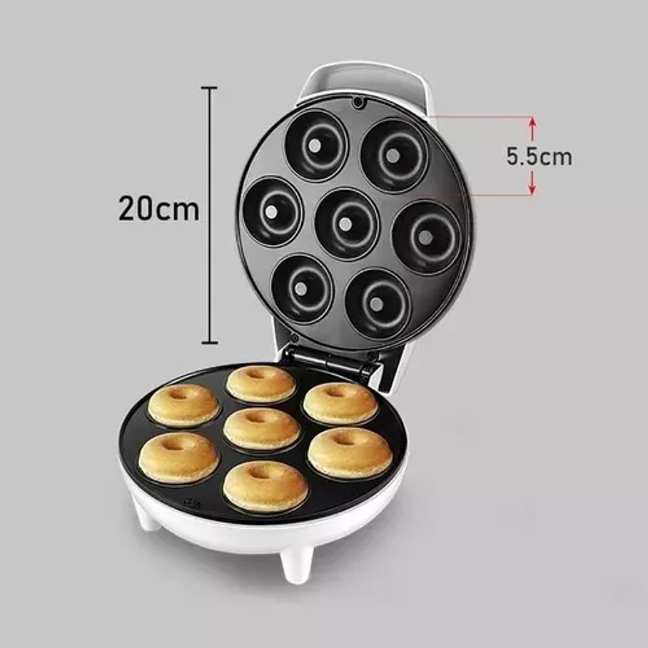 Maquina Para Mini Donas Rosquilla Antiadherente Donuts Maker 7 Donas 2