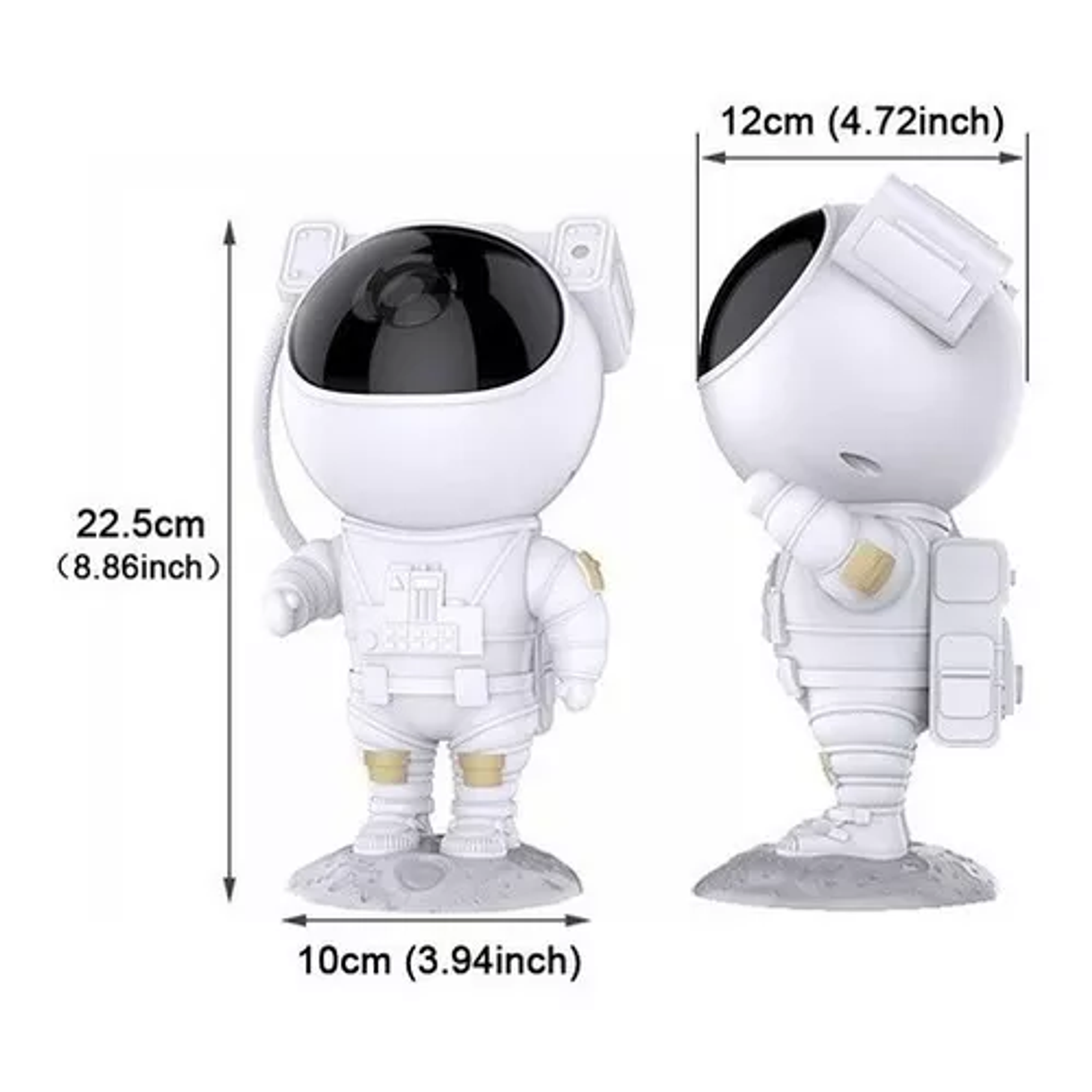 Lampara Proyector Astronauta Nebula + Estrellas Led Rgb Luz  5