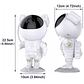 Lampara Proyector Astronauta Nebula + Estrellas Led Rgb Luz  - Miniatura 5