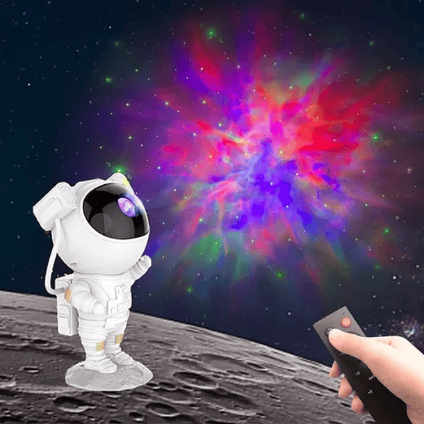 Lámpara de proyector de luz nocturna de galaxia de astronauta, proyector de  cielo estrellado que proyecta con nebulosa, Control remoto