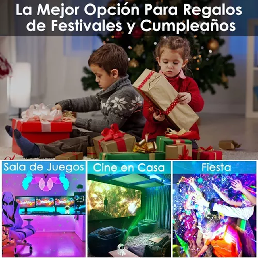 Lámpara Proyector Astronauta De Galaxia Luz Led De Mesa 5