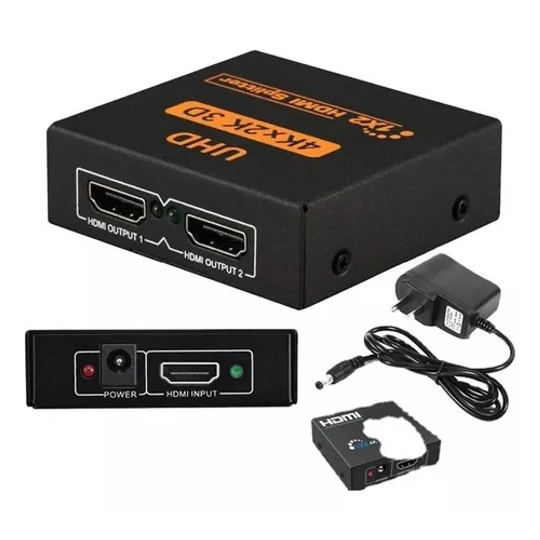 Adaptador Hub Splitter Switch Hdmi 2x1 2 Salidas 1