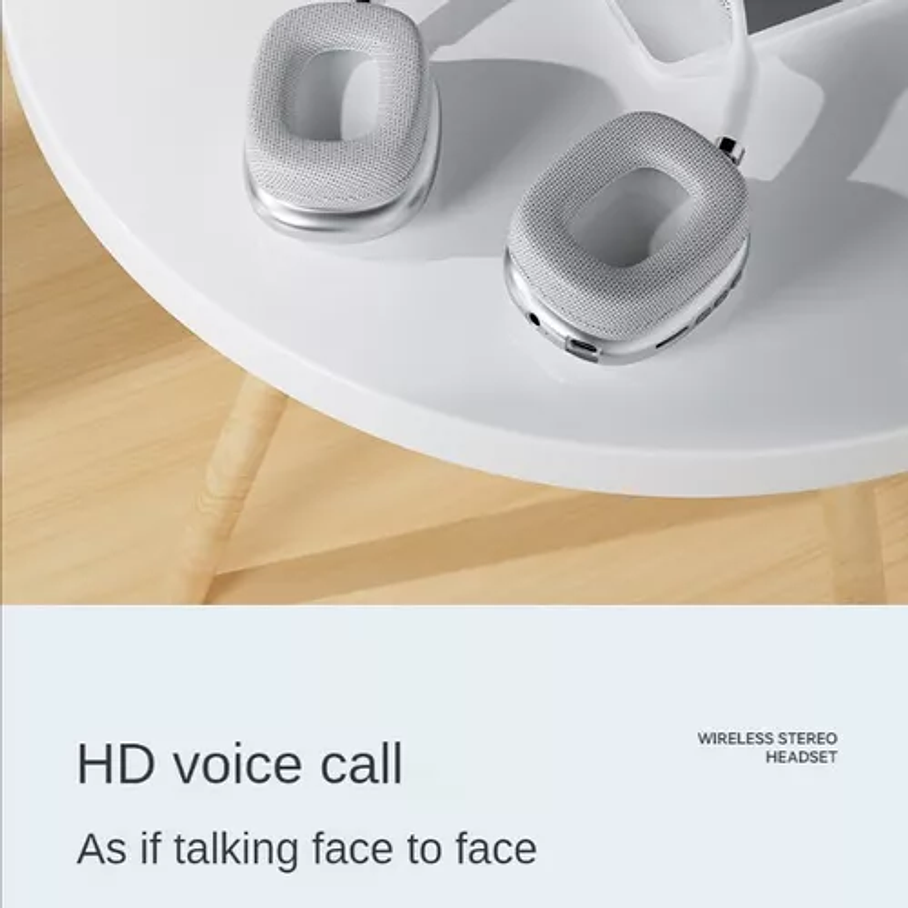 Audifonos P9 Pro Max Bluetooth Micro Sd Cancelacion De Ruido 4