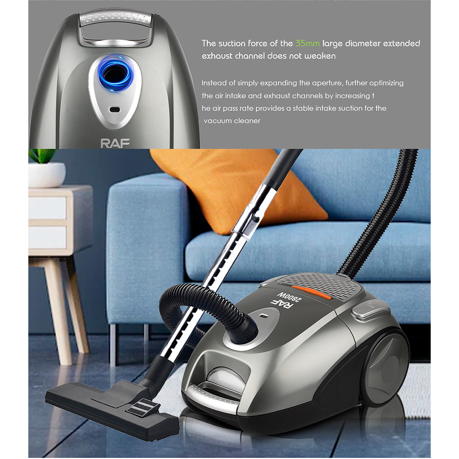 Robot aspirador de mano de 23000Pa,  botón seco y húmedo, mopa eléctrica 3