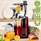 Extractor Exprimidor Lento Frutas Y Verduras Dobles Juguera Raf  - Miniatura 7